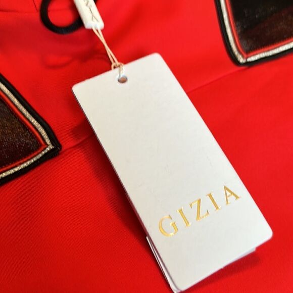 Gizia Sport M2C017 Hooded Athletic Blouse With Mesh Shoulders In Red - Women's 4 - Picture 15 of 15